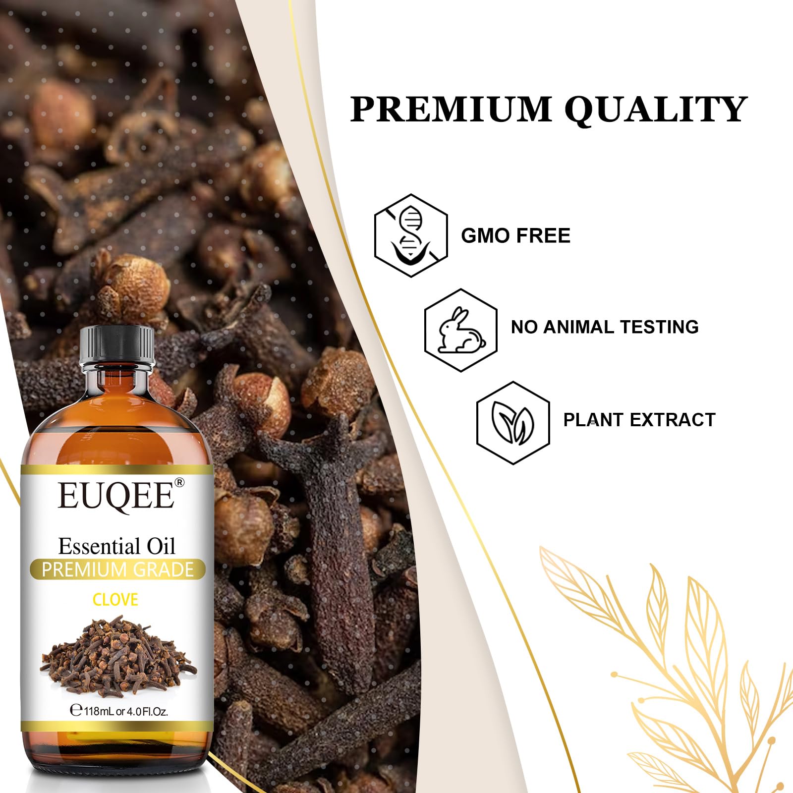 EUQEE Clove Essential Oil used in a diffuser