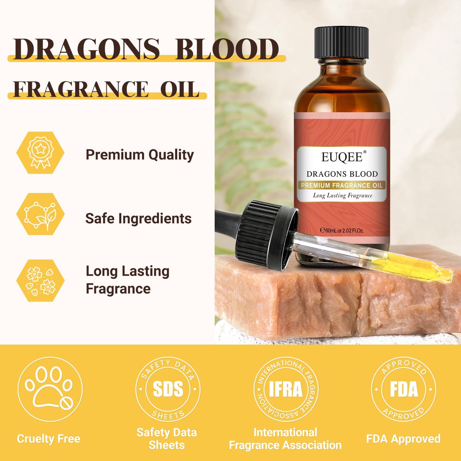Diffuser with EUQEE Dragons Blood Fragrance Oil in use