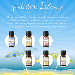 Aromatherapy oil collection featuring Bay Rum and Marshmallow
