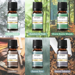 Bamboo & Teak fragrance oil - 10ml amber bottle (EUQEE)
