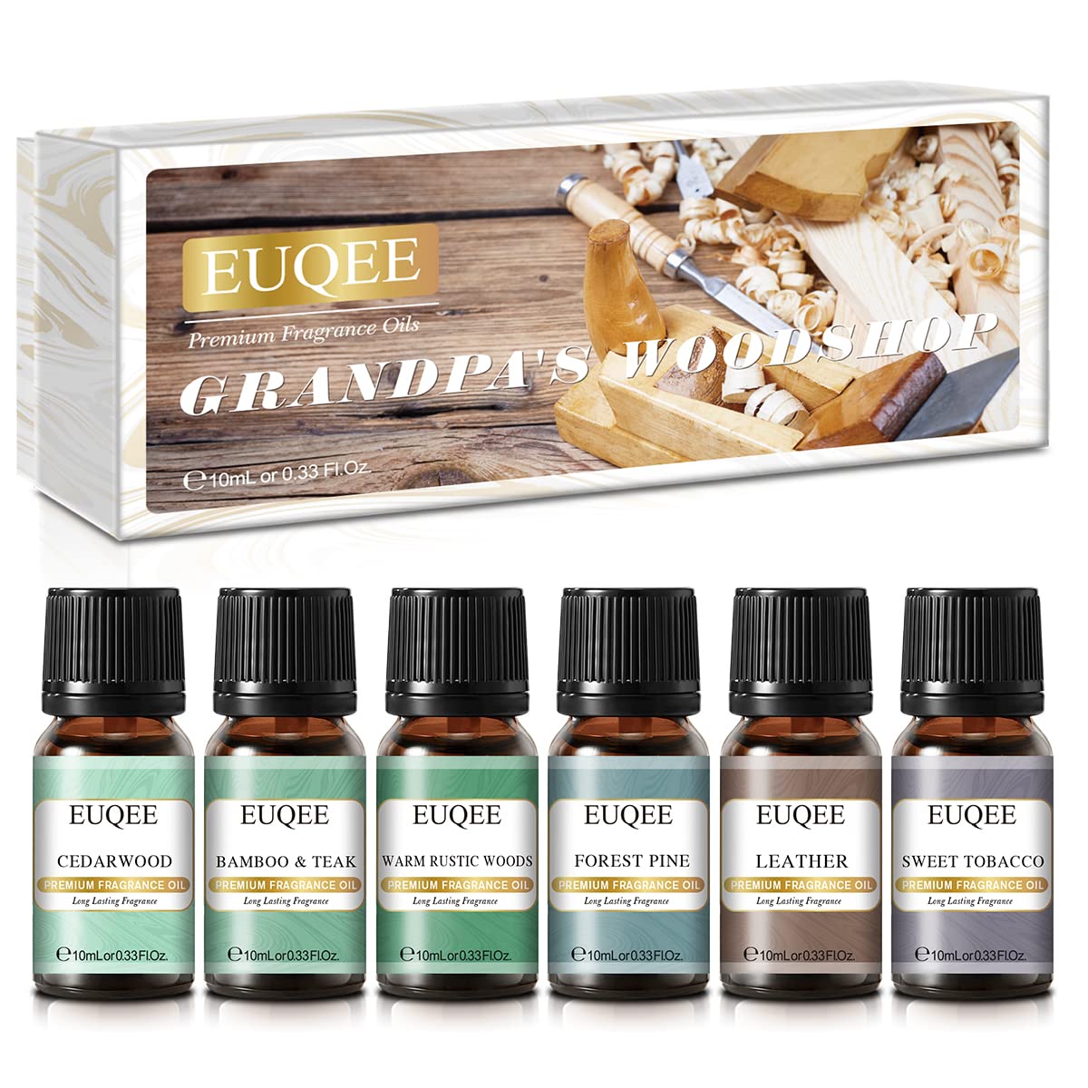 Forest Pine fragrance oil - 10ml amber bottle (EUQEE)