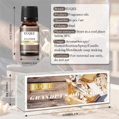 Warm Rustic Woods fragrance oil - 10ml amber bottle (EUQEE)