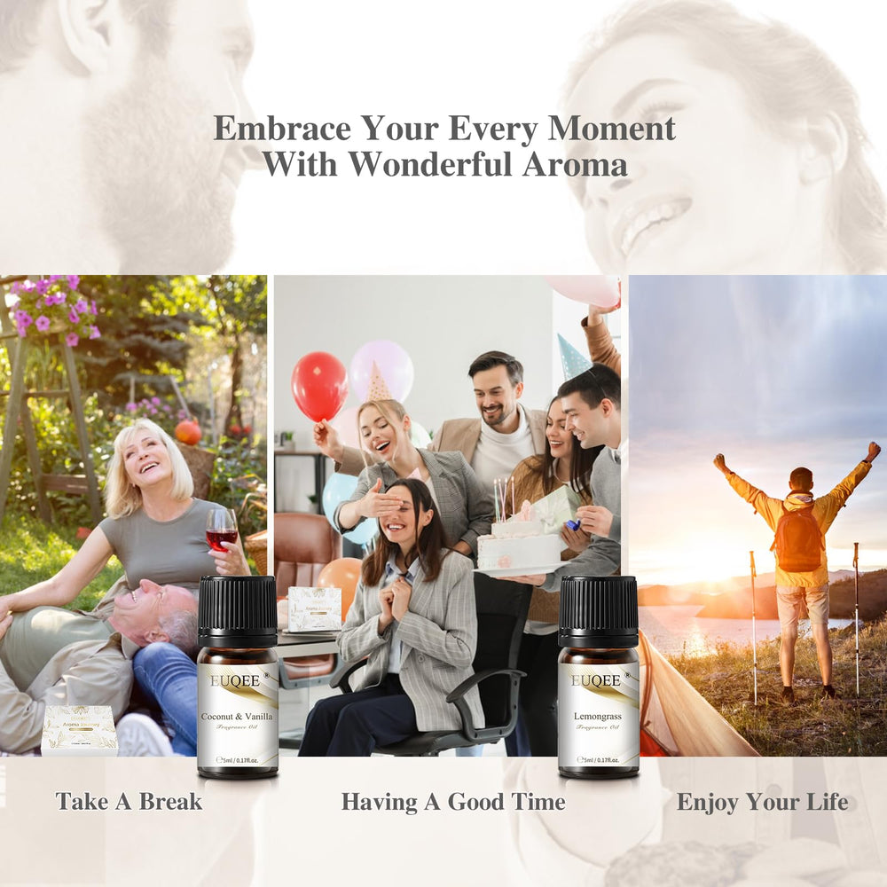 Diffuser with EUQEE fragrance oils