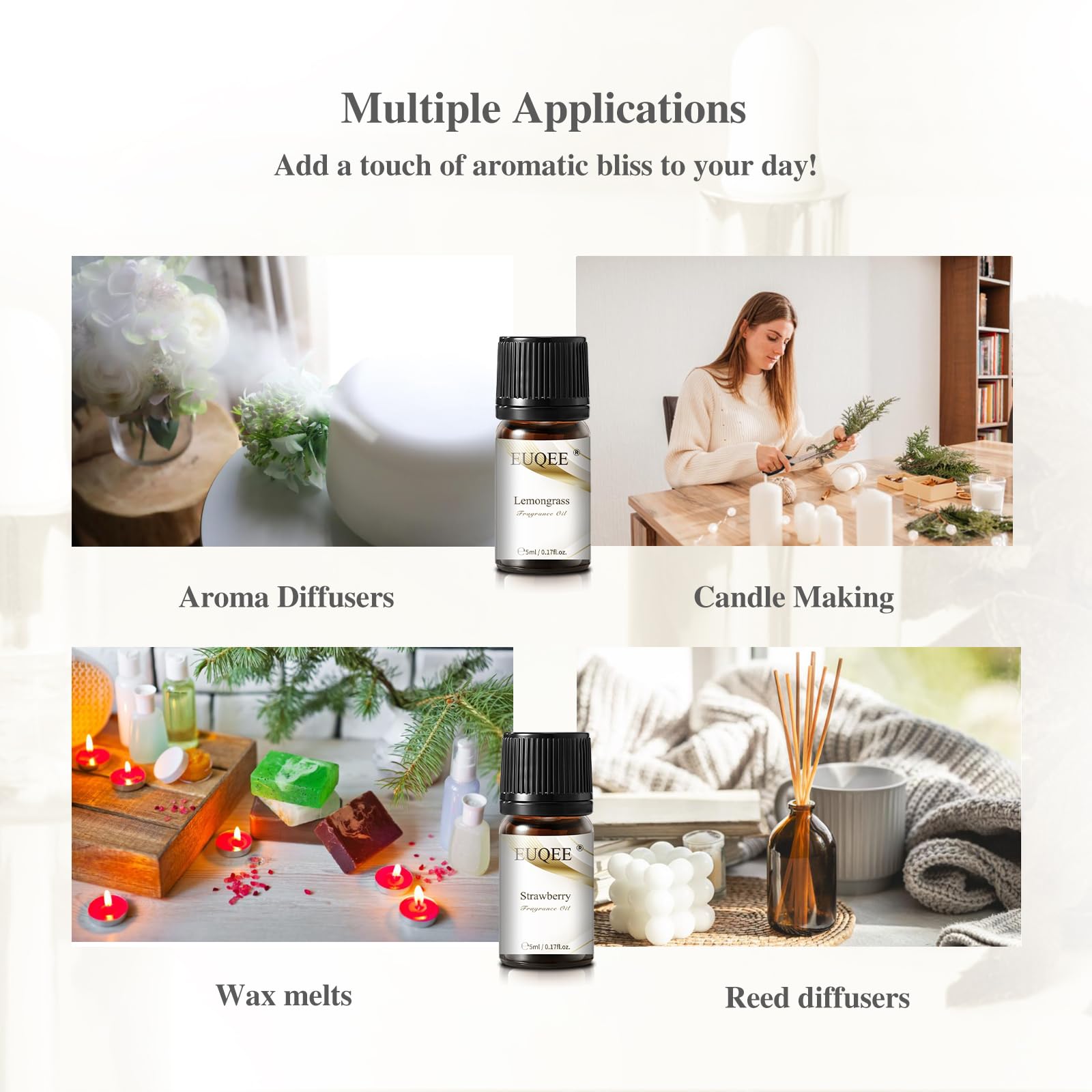 DIY projects with fragrance oils for candles and soaps