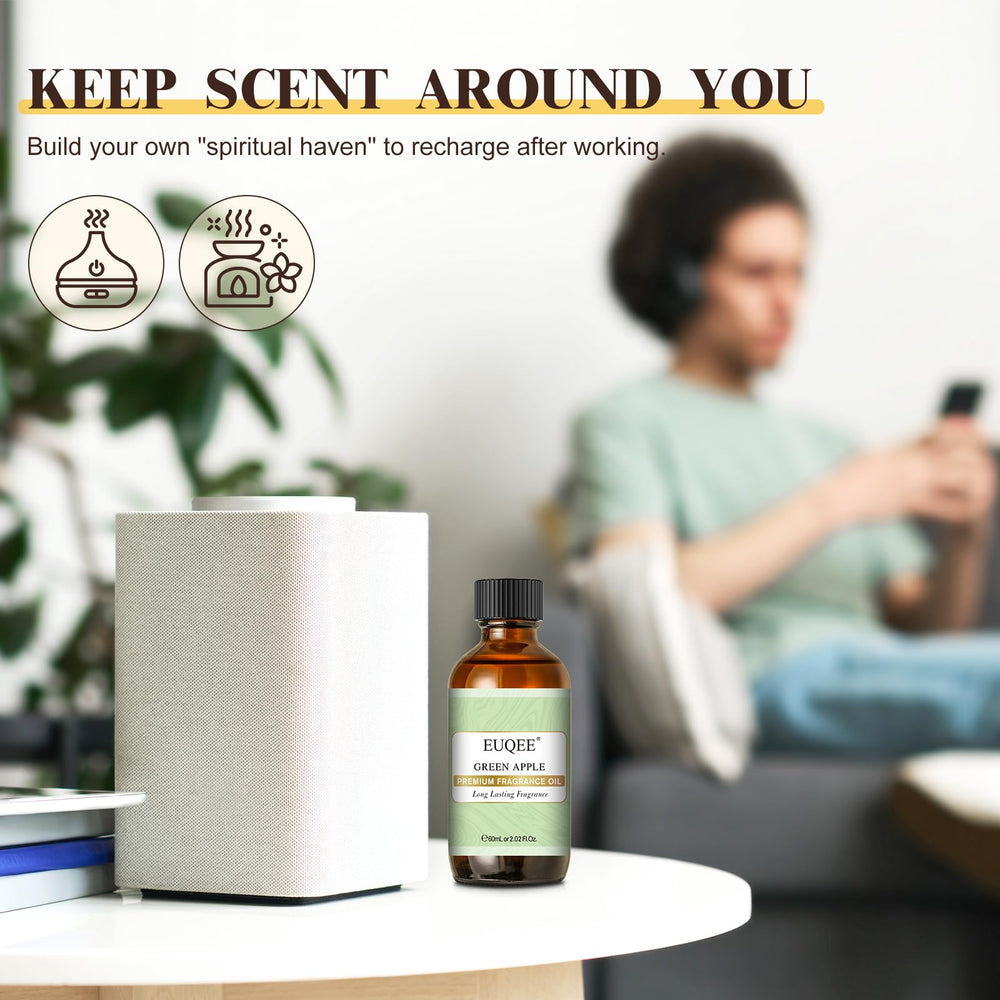 Diffuser usage of EUQEE Green Apple fragrance oil