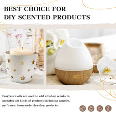 Candle making with EUQEE Harvest Spice Fragrance Oil