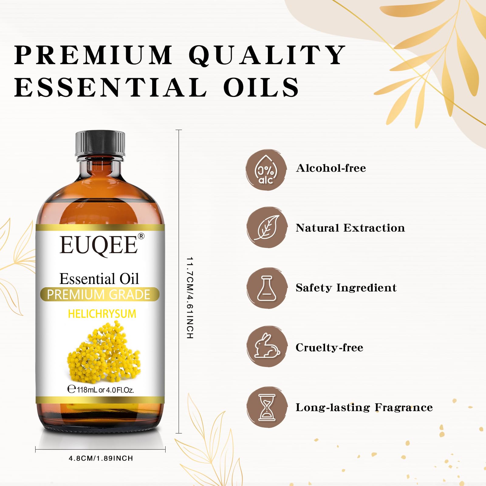 DIY candle making with EUQEE Helichrysum essential oil