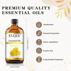 DIY candle making with EUQEE Helichrysum essential oil