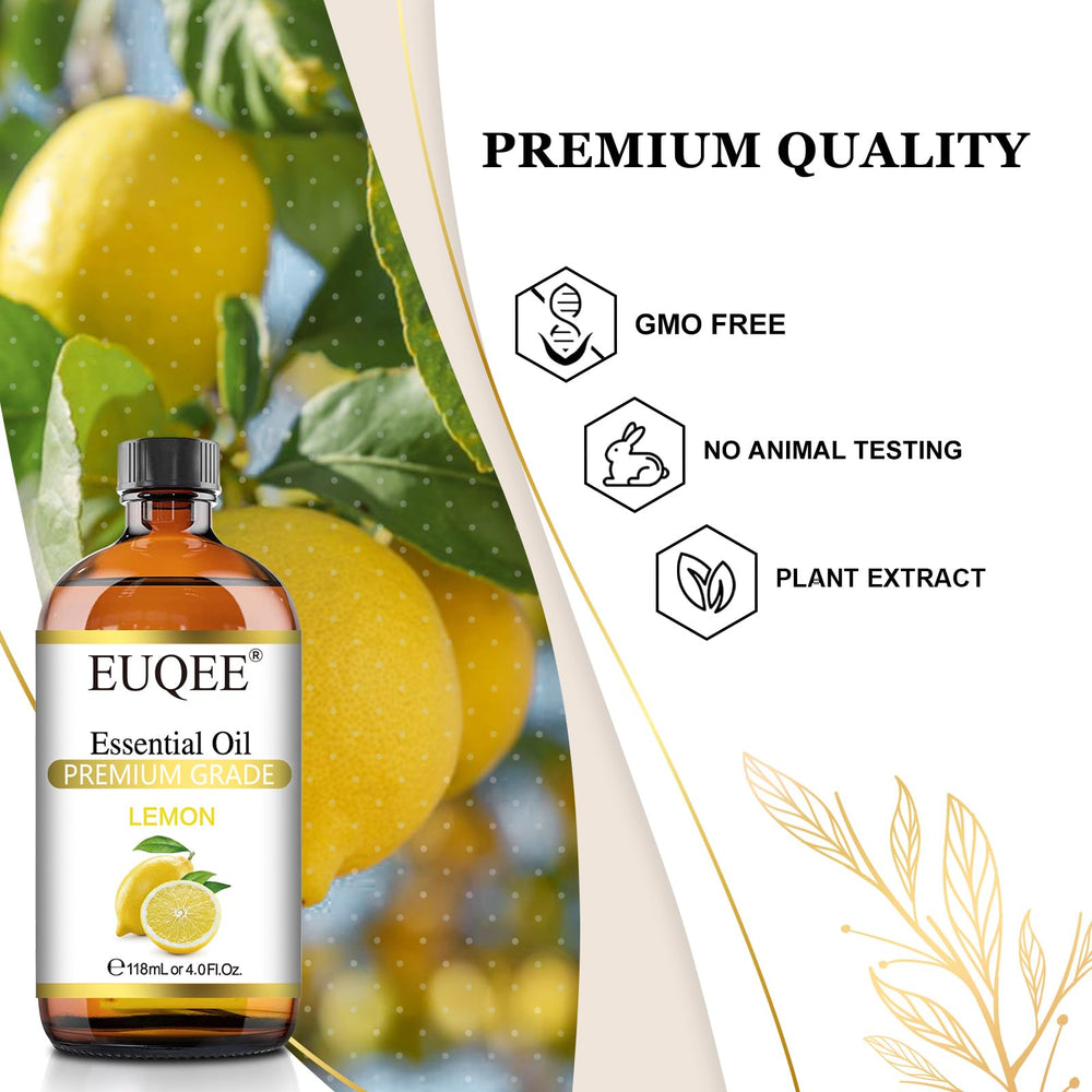 Glass dropper for EUQEE Lemon Essential Oil