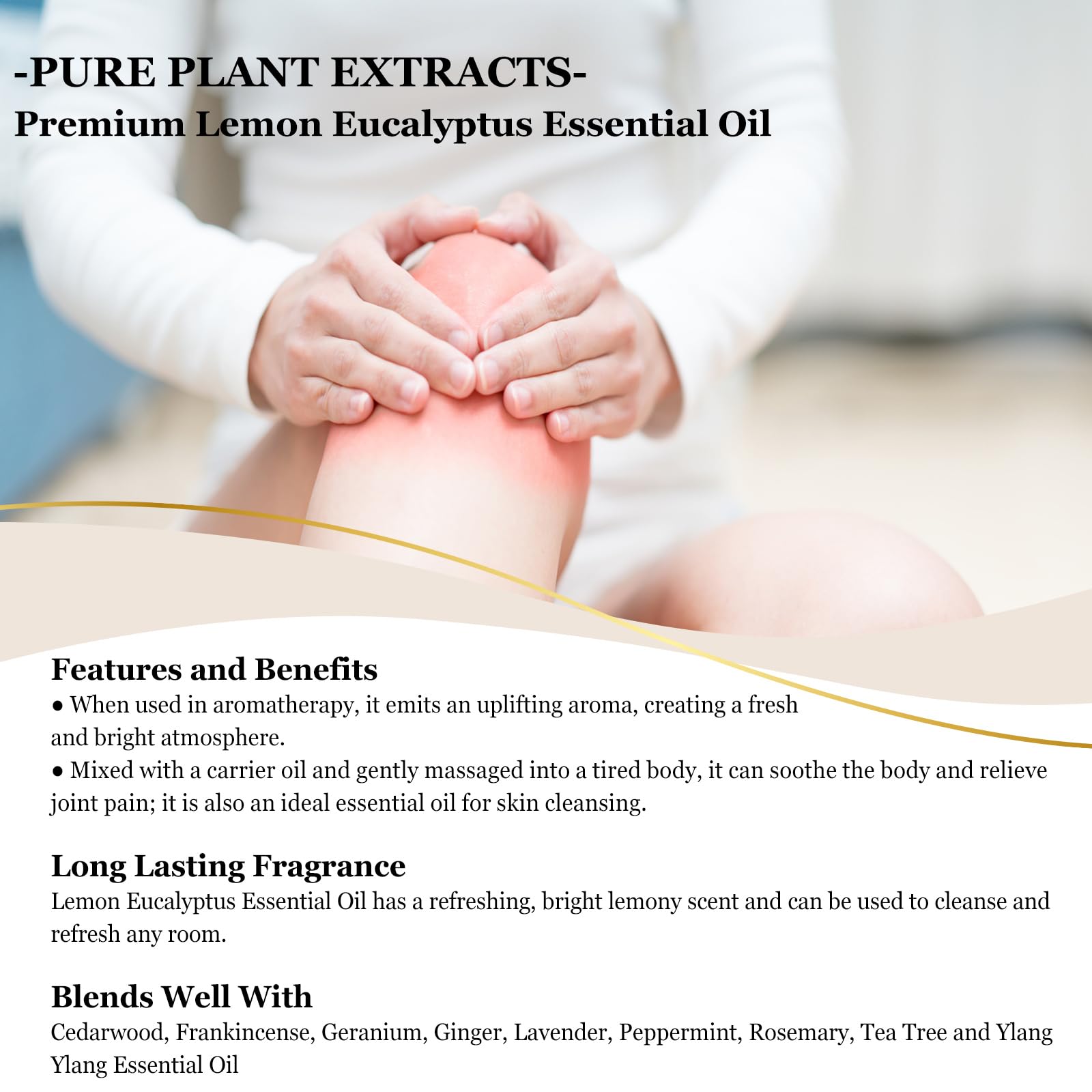 Lemon Eucalyptus essential oil being used in a diffuser