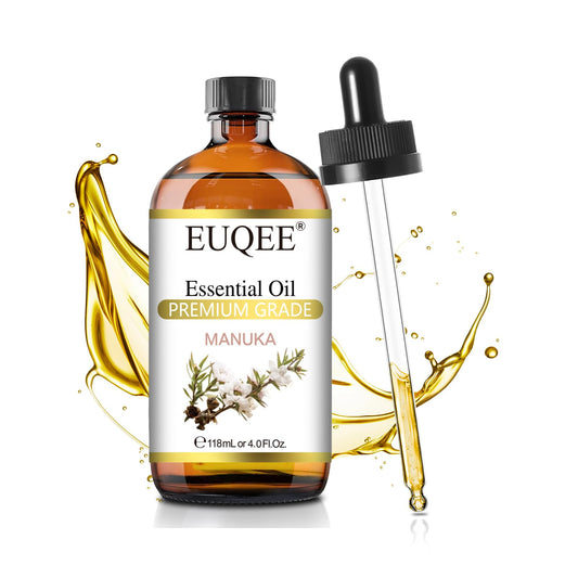 EUQEE Manuka essential oil 118ml in amber glass bottle