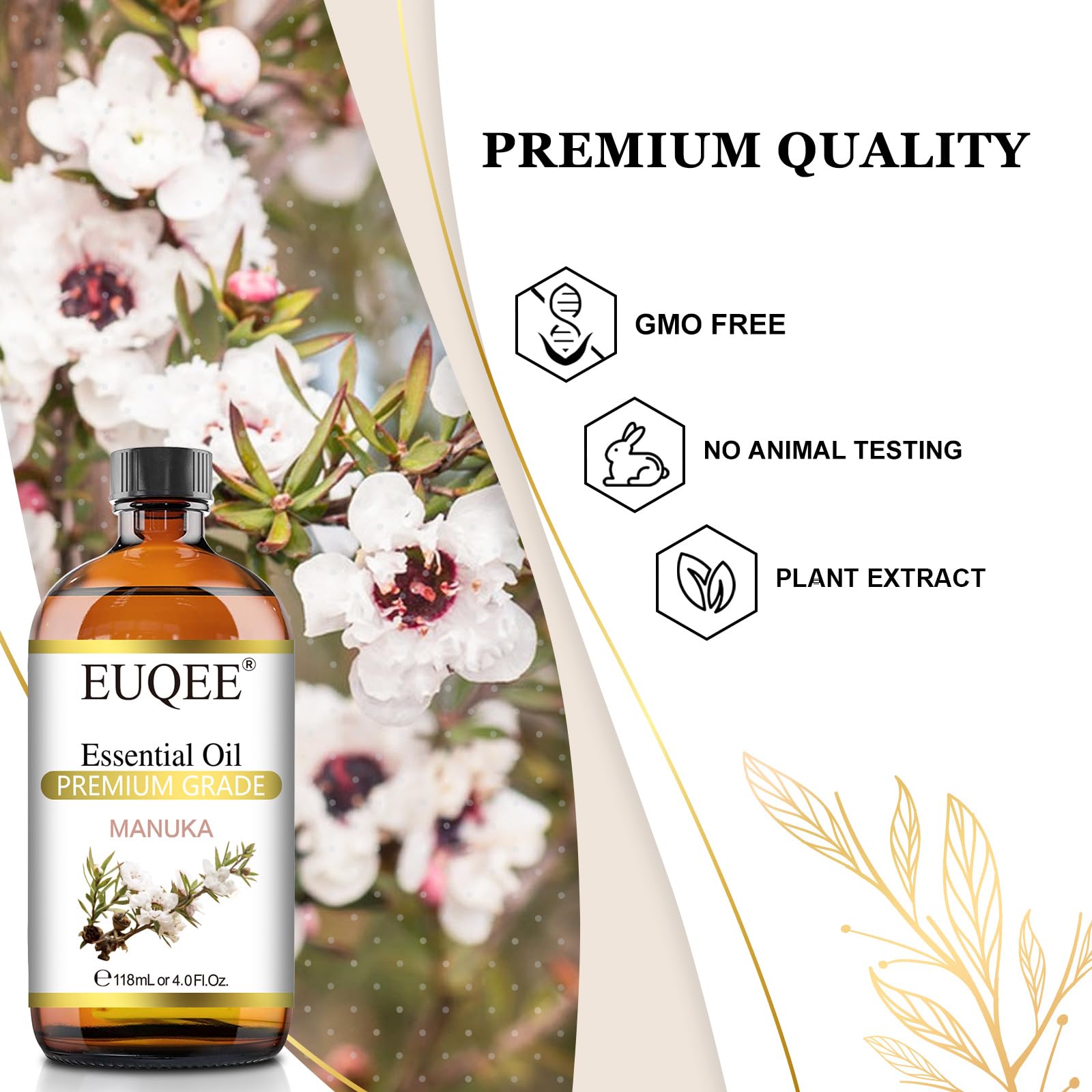EUQEE Manuka essential oil for skin care