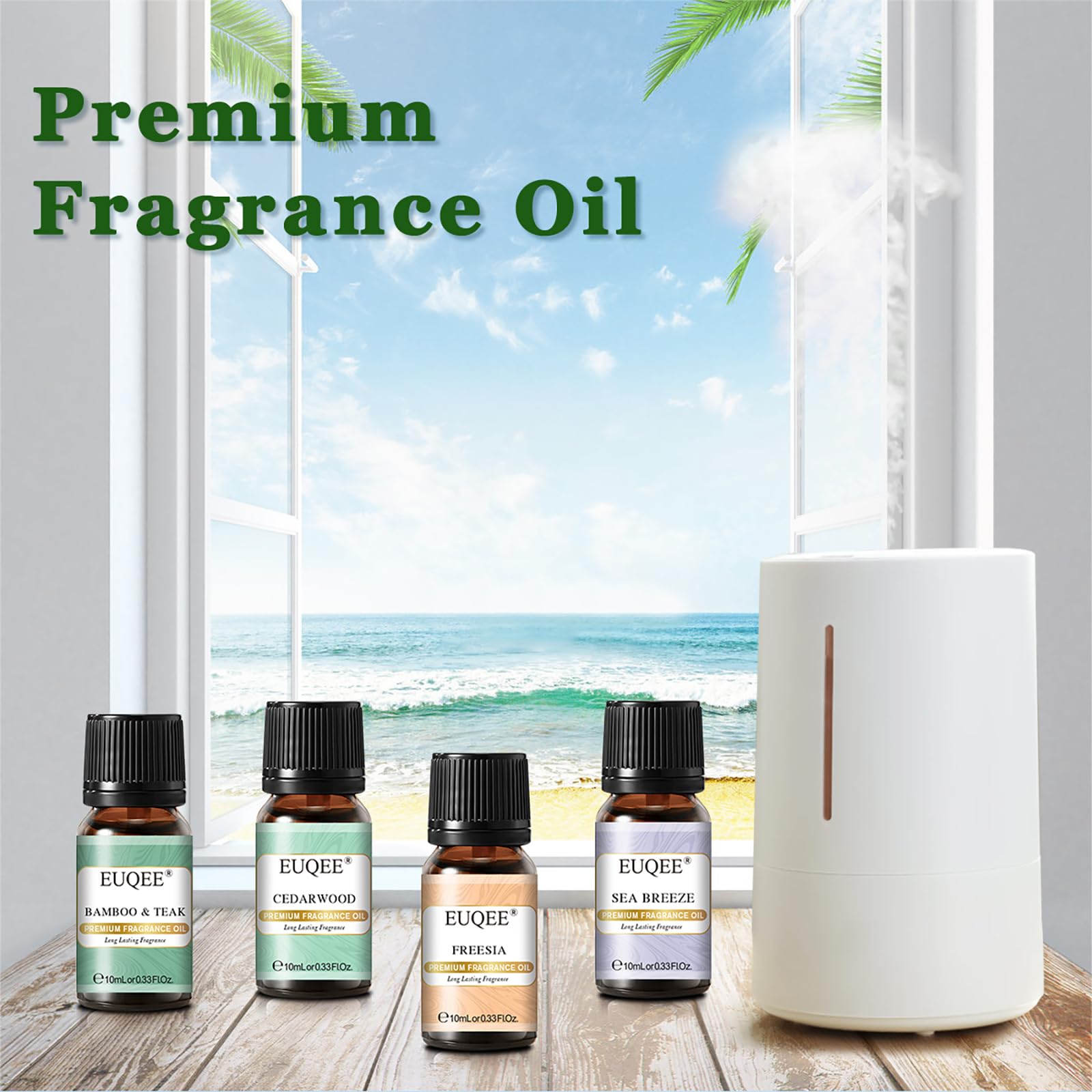 EUQEE Nature Air gift box containing 6 fragrance oils
