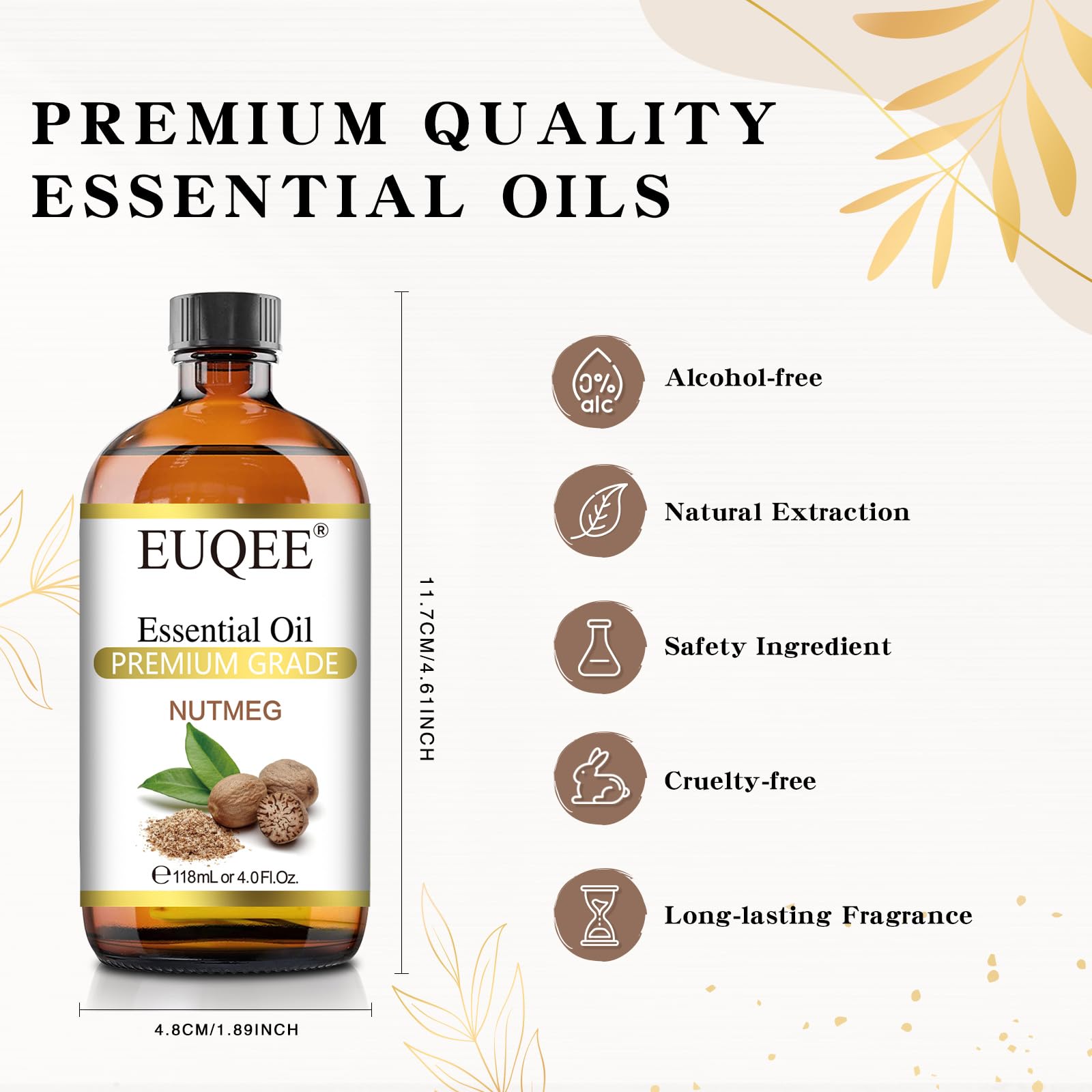 DIY candle making with EUQEE Nutmeg Essential Oil