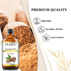 Glass dropper for EUQEE Nutmeg Essential Oil