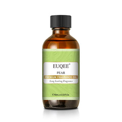 EUQEE Pear Fragrance Oil in amber glass bottle with dropper