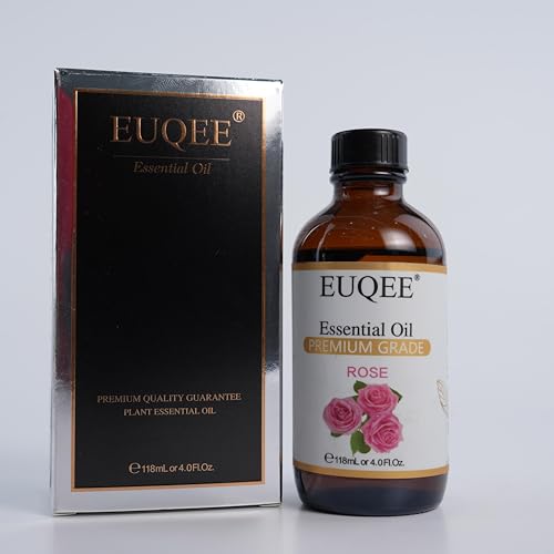 DIY rose scented candle with EUQEE Rose Essential Oil