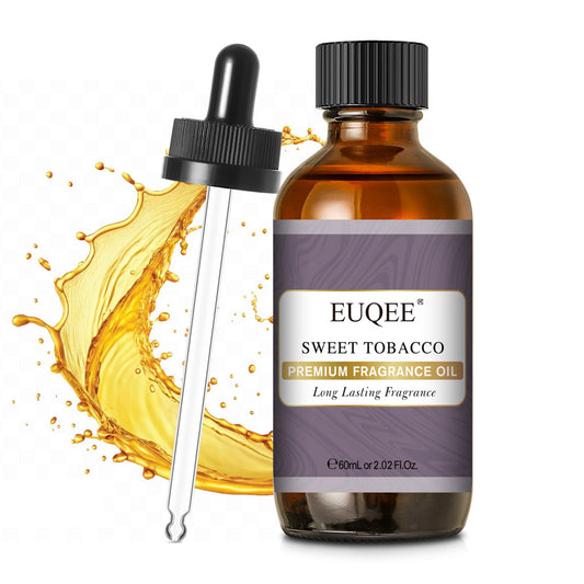 EUQEE Sweet Tobacco Fragrance Oil bottle with glass dropper