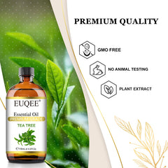 Tea tree essential oil used in a diffuser