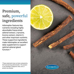 Adrenaplex ingredients list and vitamin components