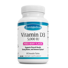 EuroMedica Vitamin D3 Berry Chewables bottle