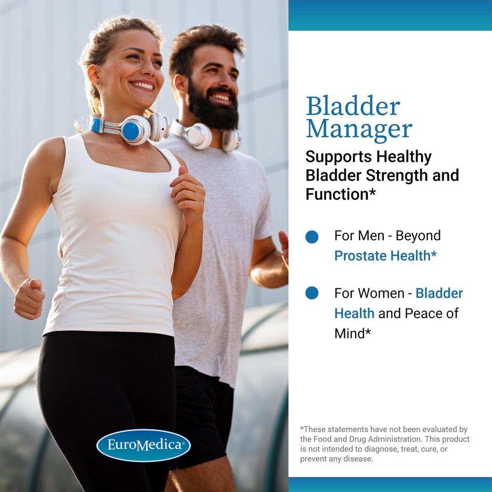 Healthy bladder concept with checkmark and capsules