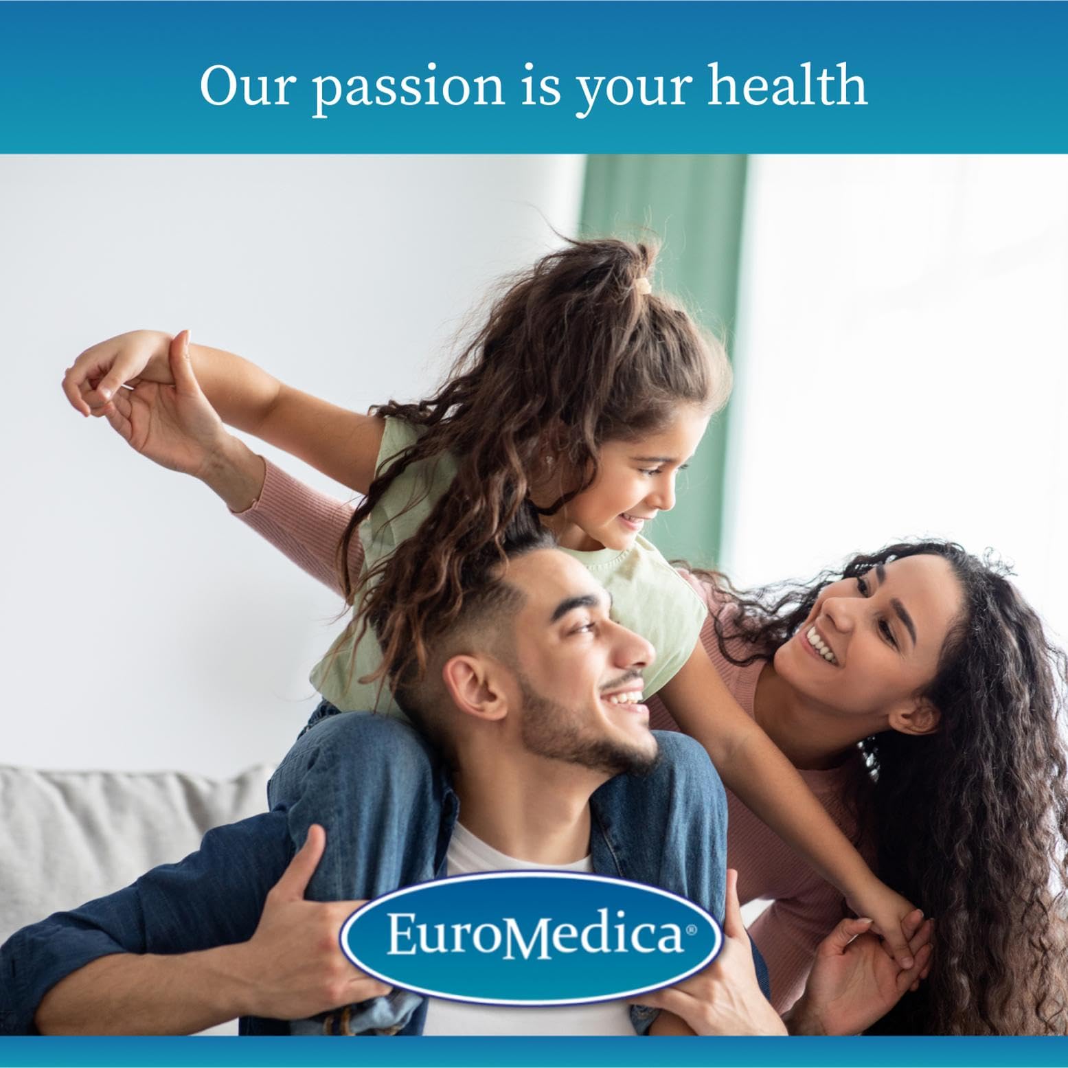 EuroMedica logo emphasizing traditional and scientific health