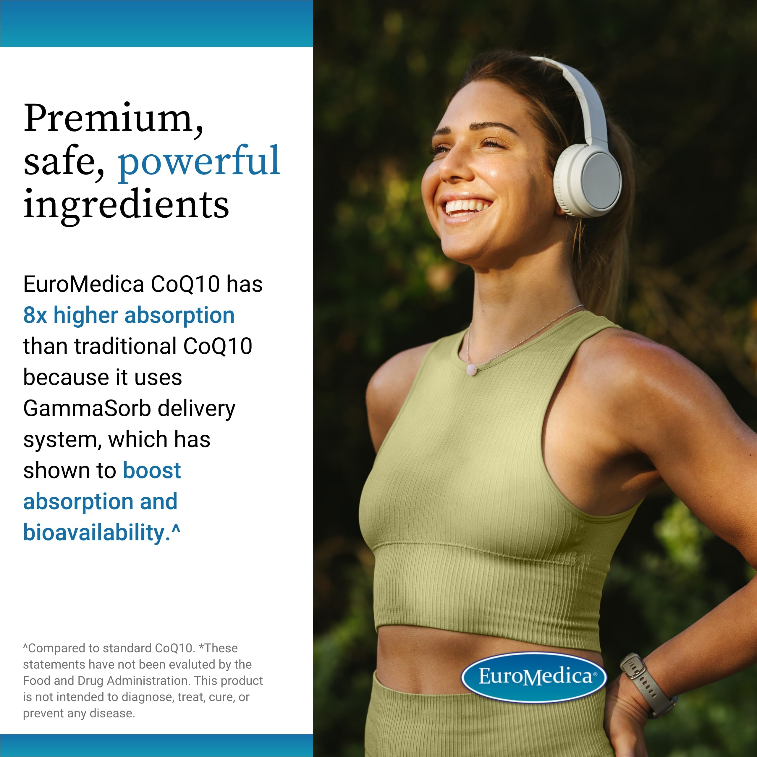 Heart health icon representing CoQ10 benefits