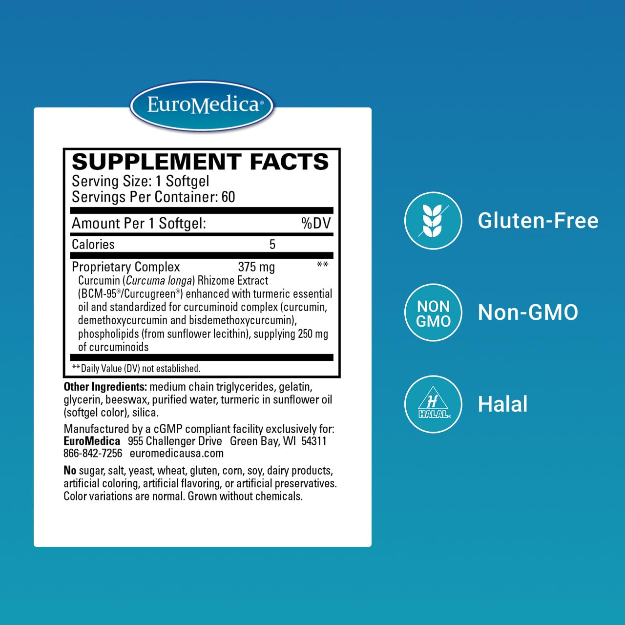 Antioxidant CuraPro formula for multi-health support