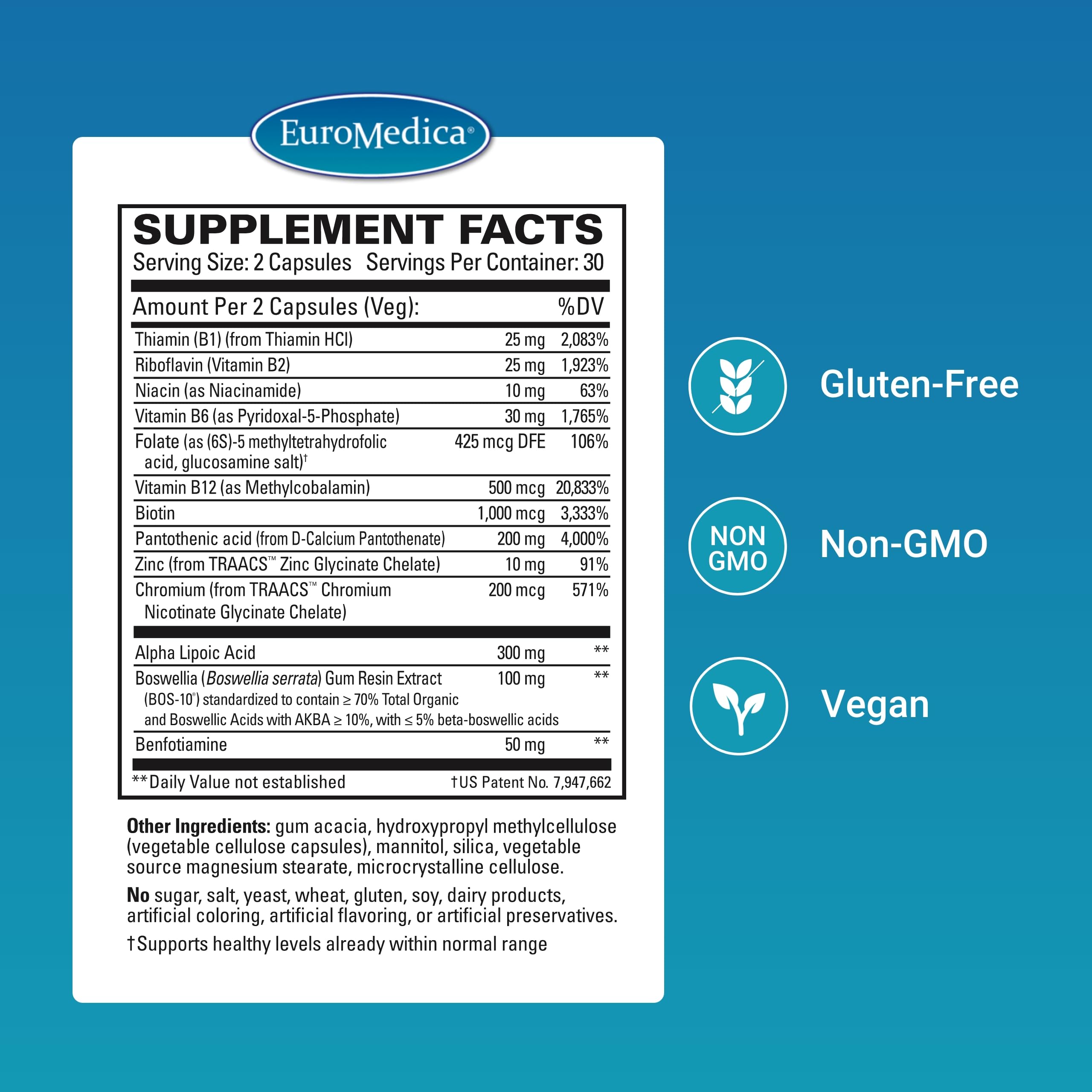 EuroMedica Nerve Complex vegan capsules