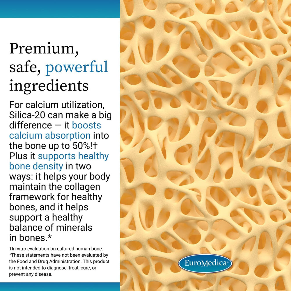 Allergen-friendly EuroMedica Silica-20 label image