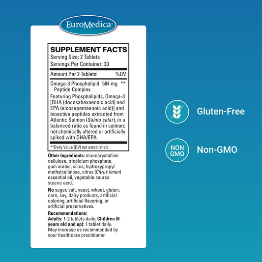 Phospholipid-bound omega-3 capsules close-up