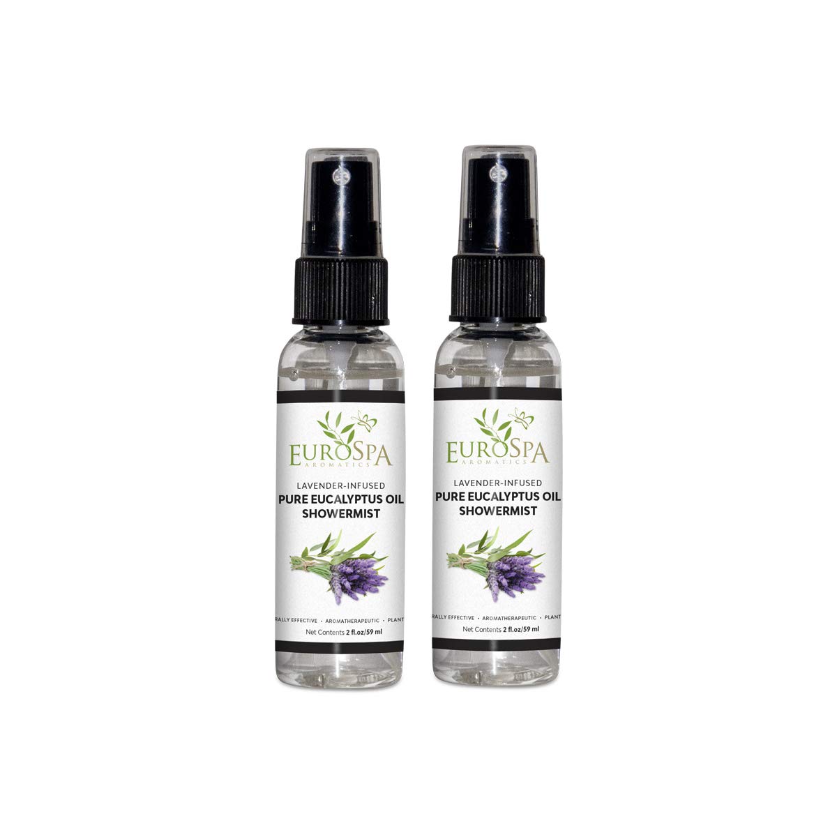 EuroSpa Aromatics Eucalyptus ShowerMist bottle – 2oz