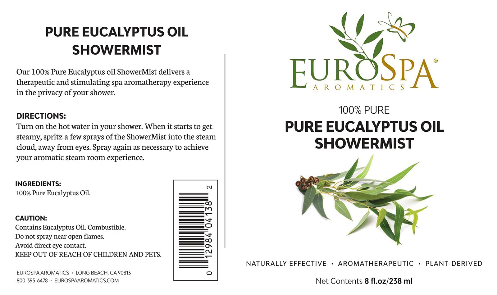 Using shower mist in the shower for spa-like aroma