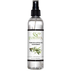 Bottle of EuroSpa Aromatics Eucalyptus ShowerMist 8oz