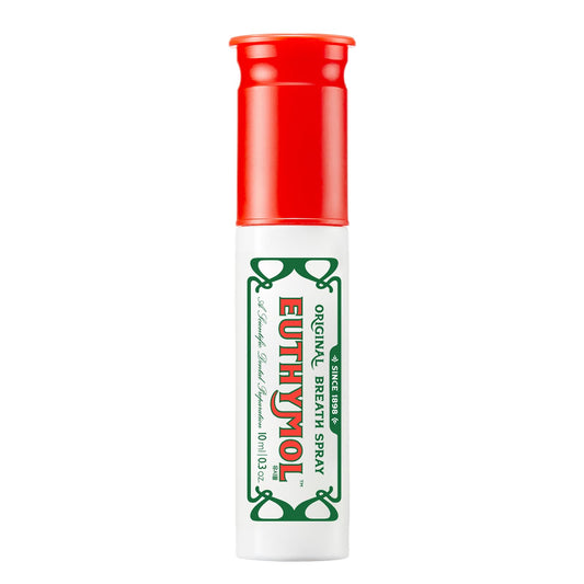 Front view of EUTHYMOL Breath Spray 10ML bottle