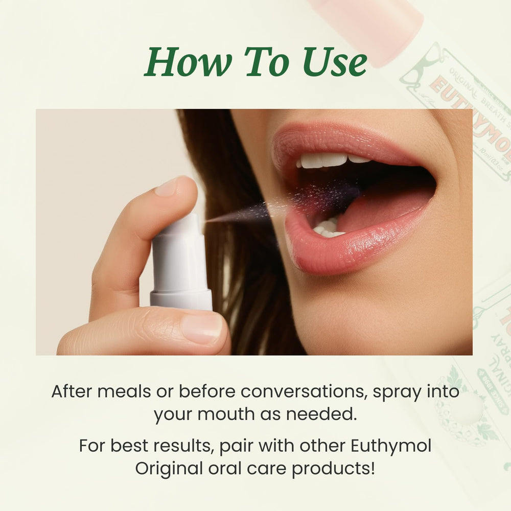 EUTHYMOL Breath Spray on a clean surface