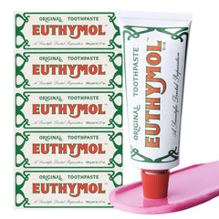Front view of EUTHYMOL Original Toothpaste Pack (3.7 oz x5)