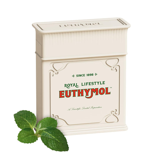 EUTHYMOL Pink Dental Floss packaging and 50m spool