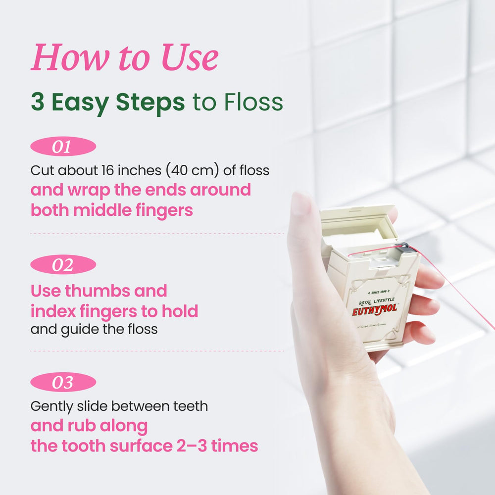 Travel-friendly 50m floss spool for on-the-go care