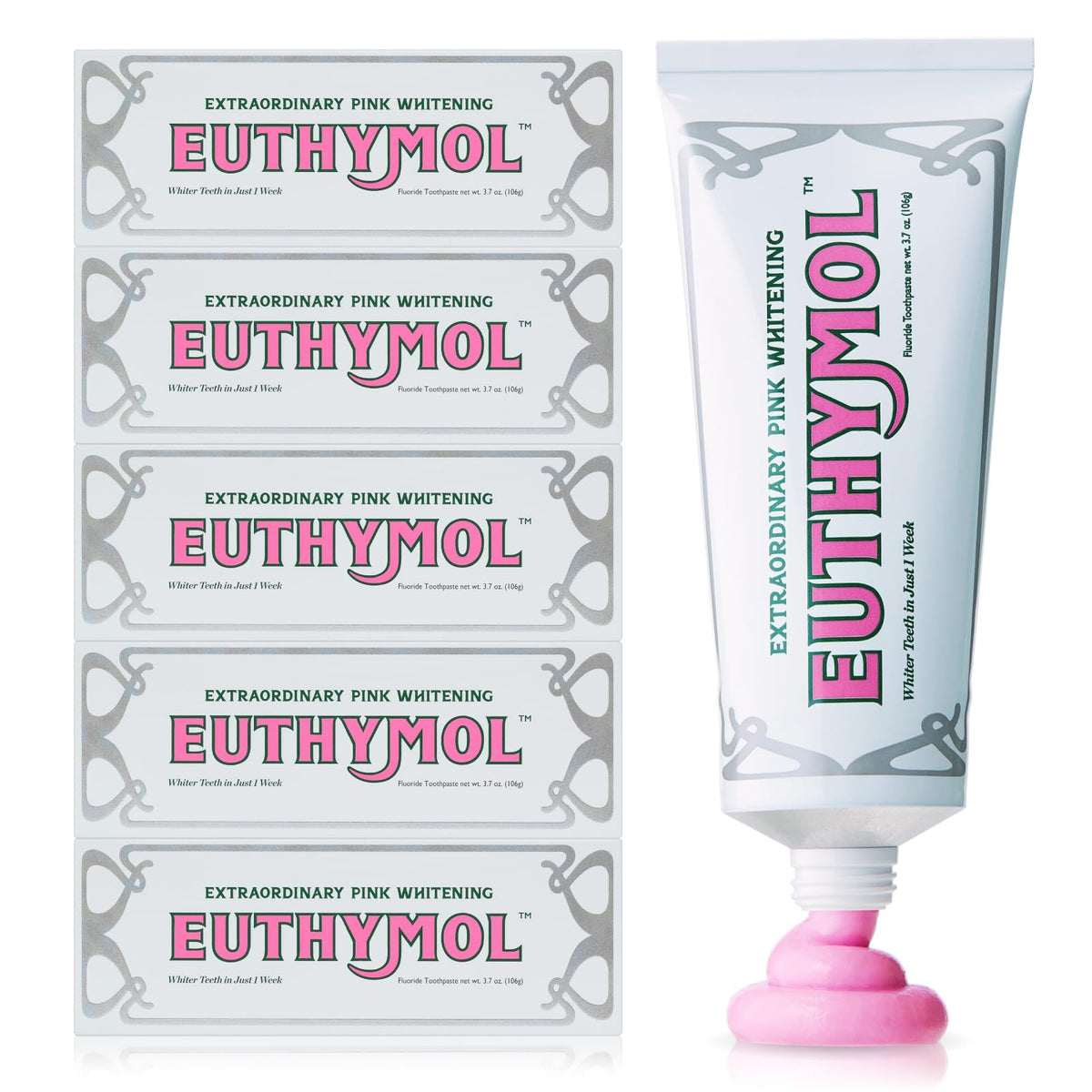Hero image of EUTHYMOL Whitening Toothpaste Pack of 5