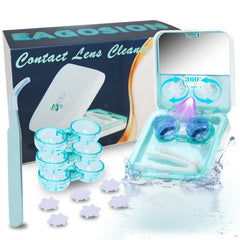 EV Plus UV Cleaning Contact Lens Cleaner Machine front view with LED indicator