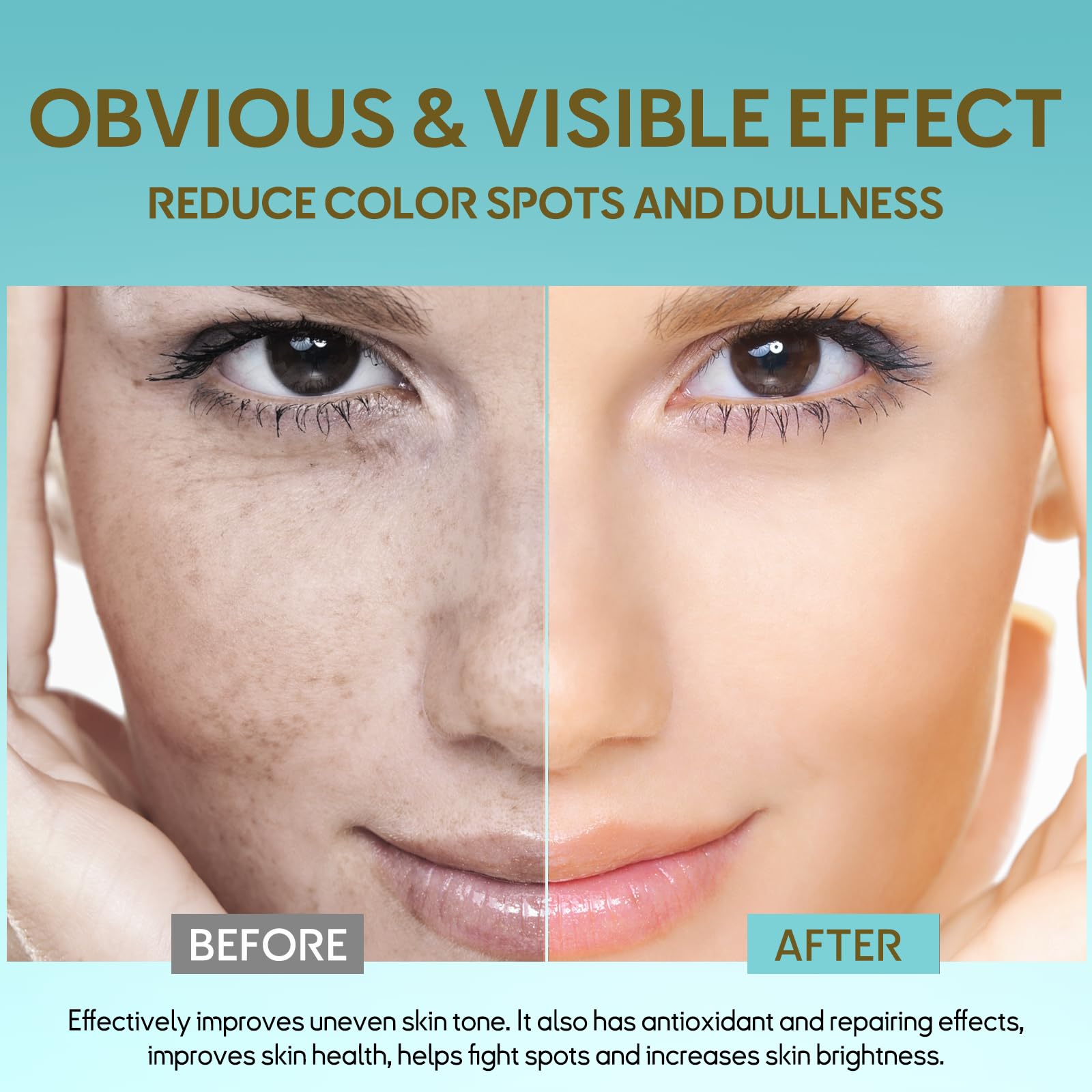 Even-tone, radiant-looking skin