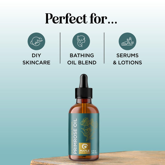 Evening primrose oil with dropper