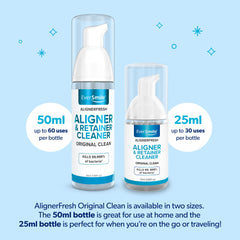 Compatible with Invisalign and other clear aligners