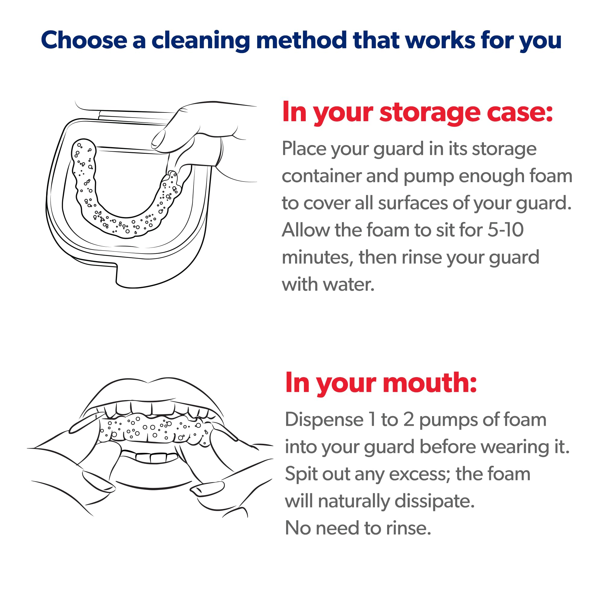 Fresh breath after using EverSmile Guard Cleaner Foam