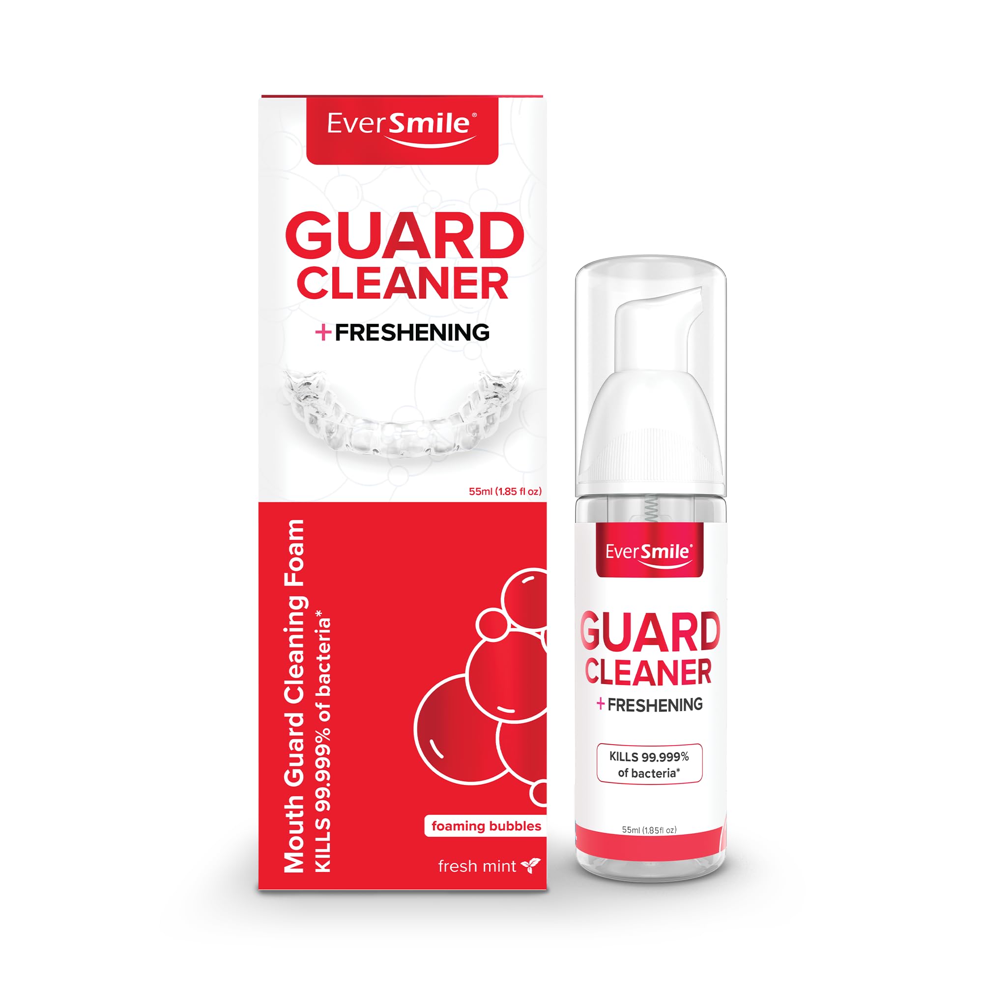 EverSmile Guard Cleaning Foam Fresh Mint 55ml 1 Pack – front view