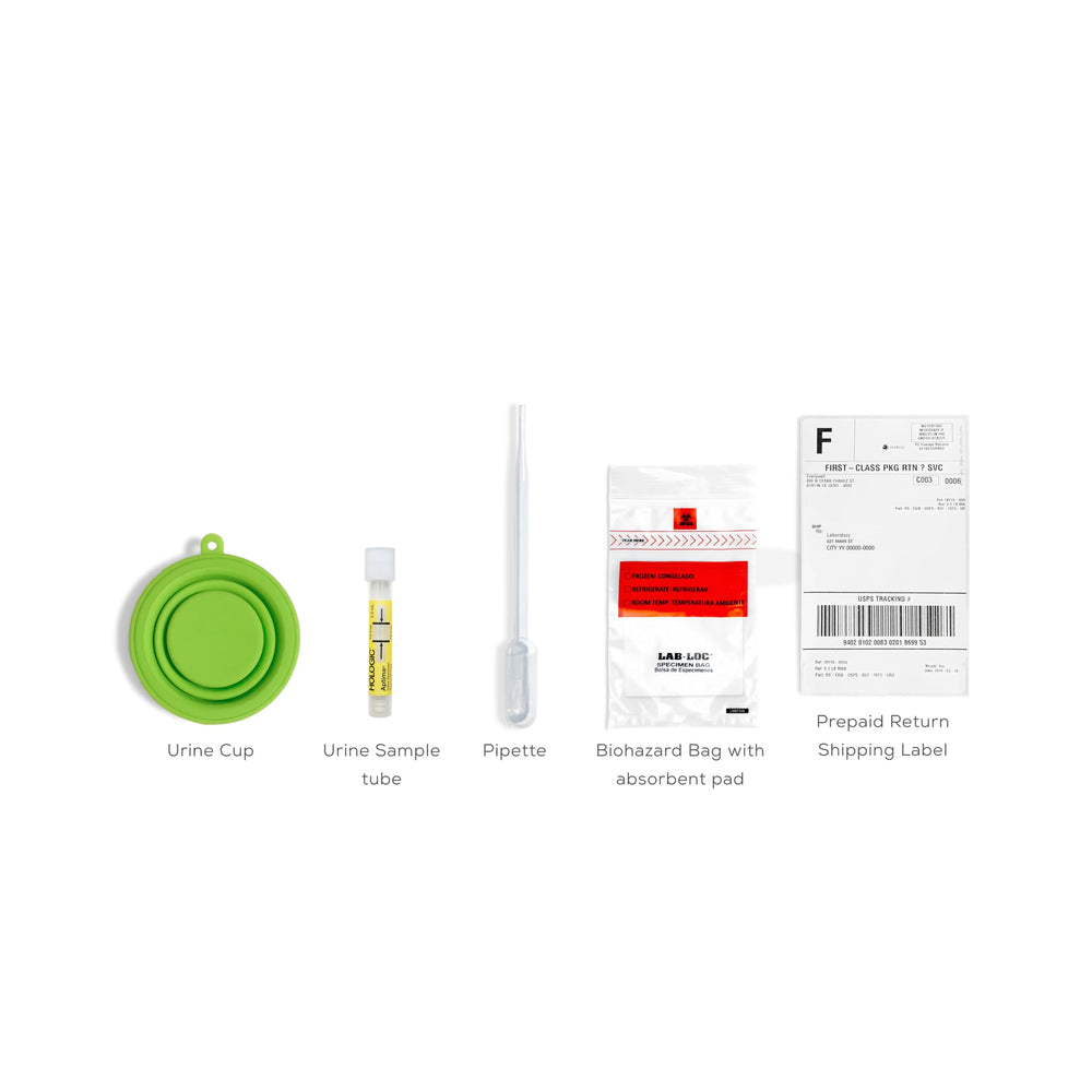 Secure online portal displaying Everlywell test results