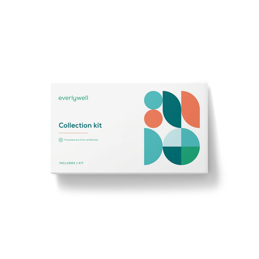 Everlywell Thyroid Test at-home collection kit components