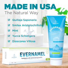 Evernamel 4.3 oz toothpaste box packaging